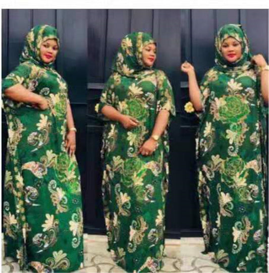 Classic African Clothing Loose Plus Size Dress