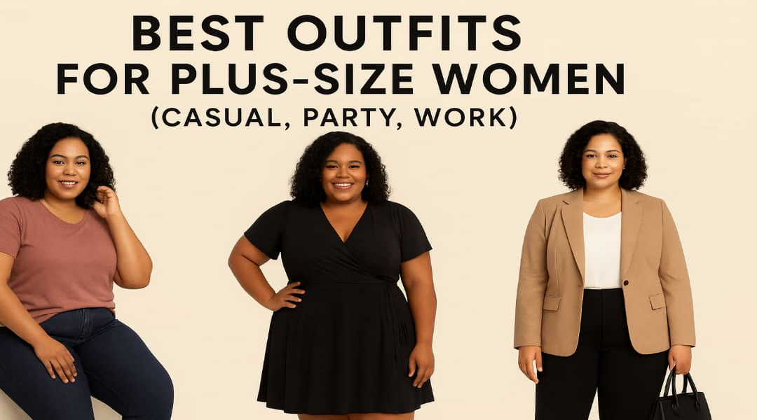 Best Outfits for Plus-Size Women (Casual, Party, Work)